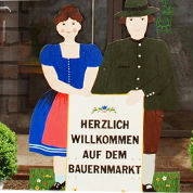 Herzlich Willkommen am Dinkelhofstand im Brucker Bauernmarkt