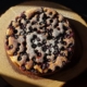 Rezept für Heidelbeer Grießkuchen mit Quark und Eiern